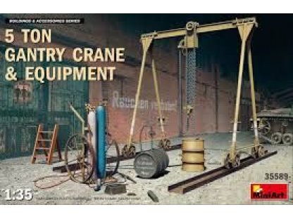 MINIART 1/35 5 Ton Gantry Crane  Equipment