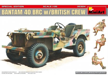 MINIART 1/35 Bantam 40 BRC w/British Crew Special Edition