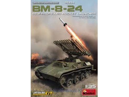 MINIART 1/35 BM-8-24 S-P Rocket Launcher w/int.