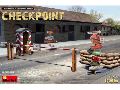 MINIART 1/35 Checkpoint (diorama set)