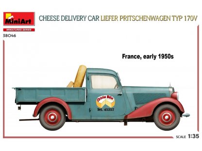 MINIART 1/35 CHEESE DELIVERY CAR LIEFER PRITSCHENWAGEN TYP 170V