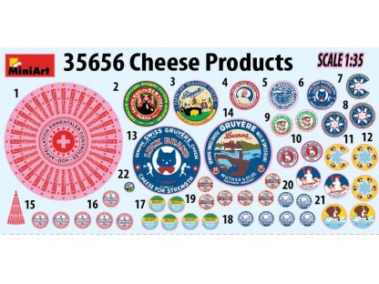 MINIART 1/35 Cheese Products