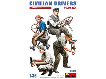 MINIART 1/35 Civilian Drivers 1930-40s