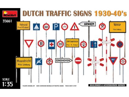 MINIART 1/35 Dutch Traffic Signs 1930-40's