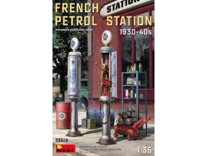 MINIART 1/35 French Petrol Station 1930-40s