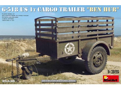 MINIART 1/35 G-518 US 1t Cargo Trailer Ben Hur