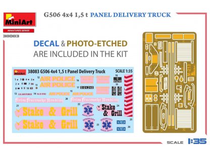 MINIART 1/35 G506 4x4 1,5t Panel Delivery Truck