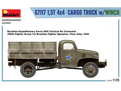 MINIART 1/35 G7117 1,5T 4×4 CARGO TRUCK w/WINCH