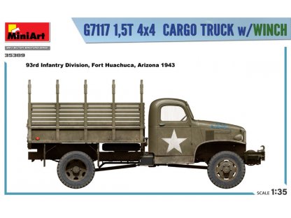 MINIART 1/35 G7117 1,5T 4×4 CARGO TRUCK w/WINCH