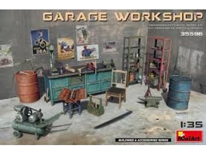 MINIART 1/35 Garage workshop