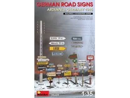 MINIART 1/35 German road signs WWII Ardennes