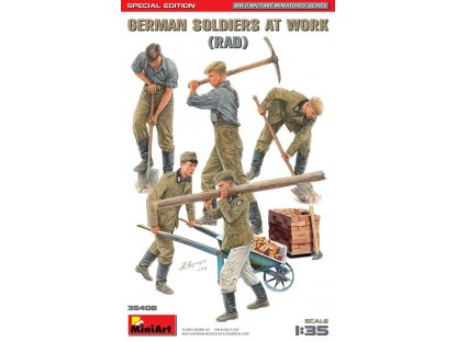 MINIART 1/35 German Soldiers at Work (RAD)