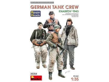 MINIART 1/35 German Tank Crew, Kharkov 1943 (4 fig.)