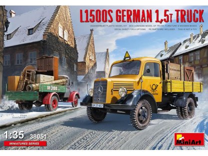 MINIART 1/35 L1500S German 1,5t Truck