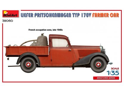 MINIART 1/35 Liefer Pritschenwagen Typ 170V Farmer Car