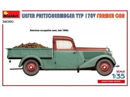 MINIART 1/35 Liefer Pritschenwagen Typ 170V Farmer Car