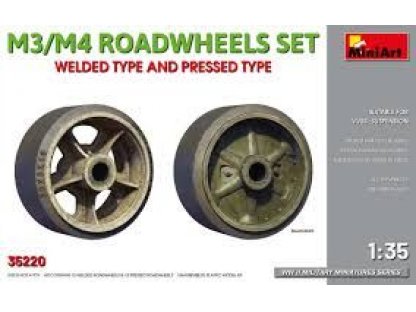 MINIART 1/35 M3/M4 Roadwheels set welded/pressed
