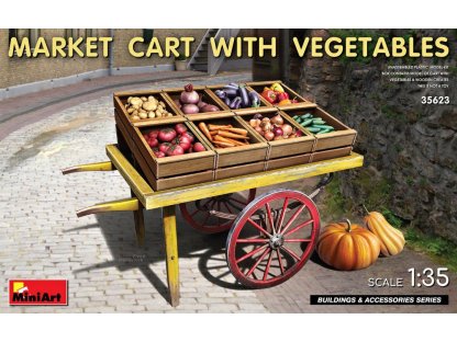 MINIART 1/35 Market Cart with Vegetables