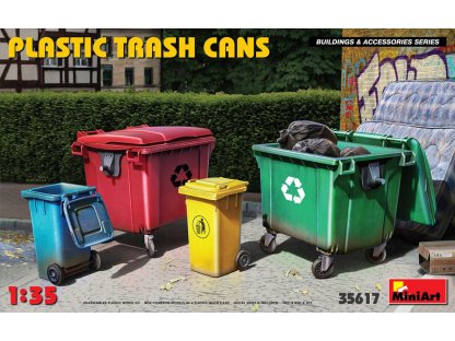 MINIART 1/35 Plastic Trash Cans