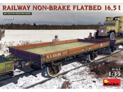 MINIART 1/35 Railway non-brake Flatbed 16,5t