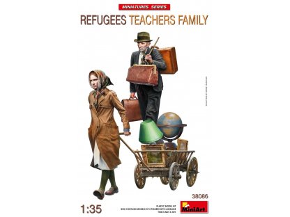 MINIART 1/35 Refugees Teachers Family