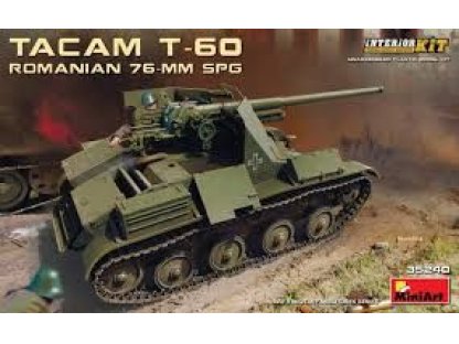 MINIART 1/35 Romanian 76-mm SPG Tacam T-60 w/int