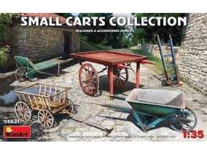 MINIART 1/35 Small Carts Collection 5 pcs