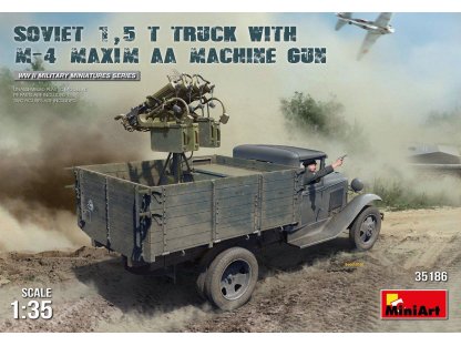 MINIART 1/35 Soviet 1,5 t. Truck w/ M-4 Max