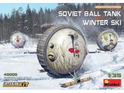 MINIART 1/35 Soviet BallTank w/winter ski w/int.