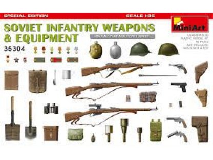 MINIART 1/35 Soviet Infantry Weapons Equipment.