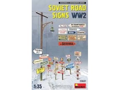 MINIART 1/35 Soviet Road Signs WWII