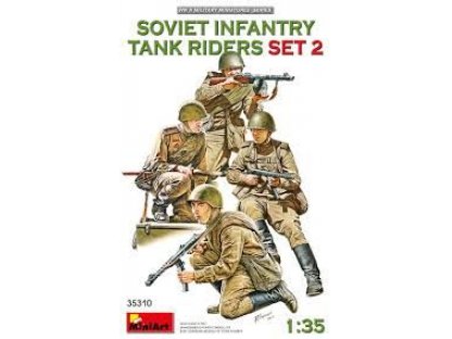 MINIART 1/35 Soviet Tank Riders set No.2 (4 fig.)