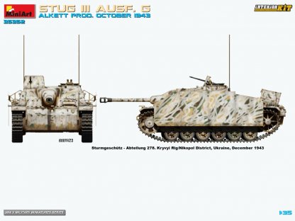 MINIART 1/35 StuG III Ausf. G Alkett Prod. October 1943 Interior Kit