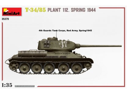 MINIART 1/35 T34/85 Plant 112. Spring 1944