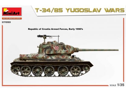 MINIART 1/35 T34/85 Yugoslav Wars