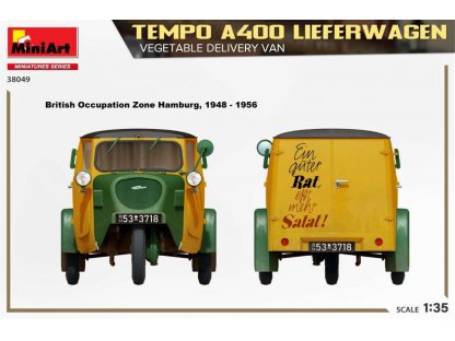 MINIART 1/35 Tempo A400 Lieferwagen