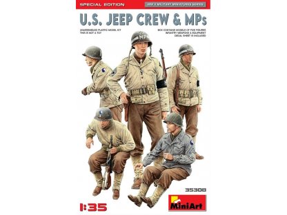 MINIART 1/35 US Jeep Crew MPs Special Edition