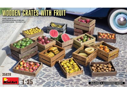 MINIART 1/35 Wooden Crates with Fruit