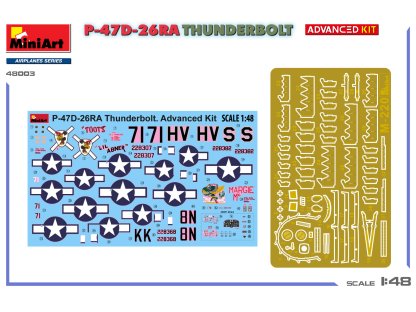 MINIART 1/48 48003 P-47D-26RA Thunderbolt Advanced Kit