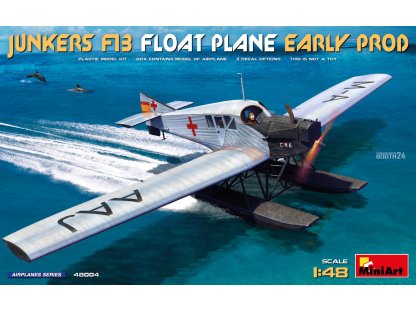 MINIART 1/48 48004 Junkers F13 Float Plane Early Prod