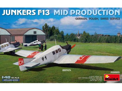 MINIART 1/48 48005 Junkers F13 Mid Production German, Polish, Swiss Service