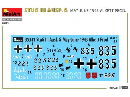 MINIART 35341 1/35 StuG III Ausf. G Alkett Prod. May-June 1943