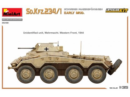 MINIART 35410 1/35 Sd. Kfz. 234/1 Schwerer Panzerspahwagen Early Mod. Interior Kit