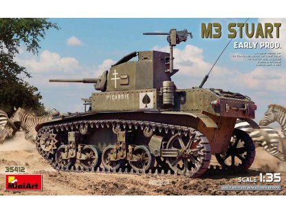 MINIART 35412 1/35 M3 Stuart Early Prod.