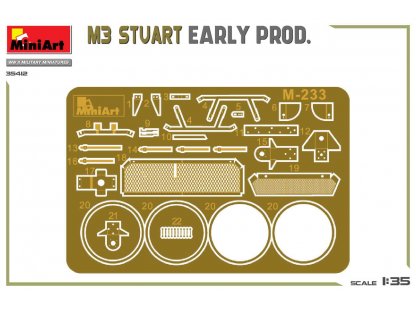 MINIART 35412 1/35 M3 Stuart Early Prod.