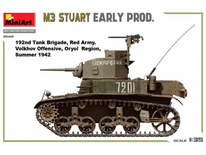 MINIART 35412 1/35 M3 Stuart Early Prod.