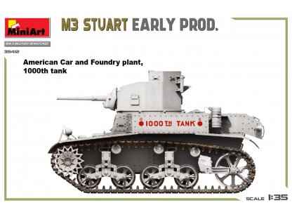 MINIART 35412 1/35 M3 Stuart Early Prod.