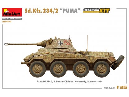 MINIART 35414 1/35 Sd.Kfz.234/2 Puma Full Interior Kit