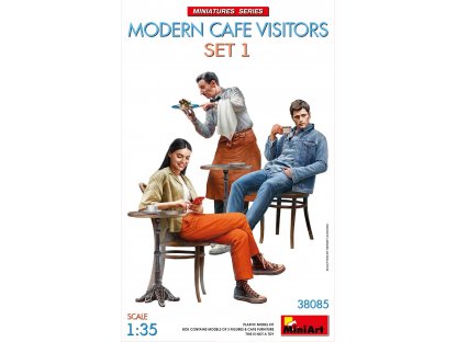 MINIART 38085 1/35 Modern Cafe Visitors Set 1