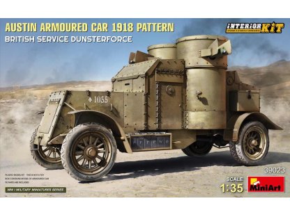 MINIART 39023 1/35 Austin Armoured Car 1918 Pattern British Service Dunsterforce Interior Kit